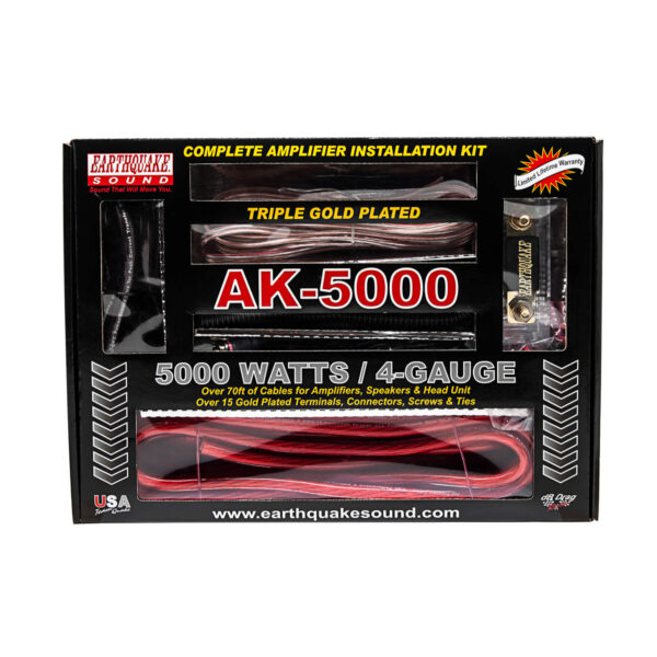 Earthquake AK-5000 Installation Kit for mobile audio sound systems