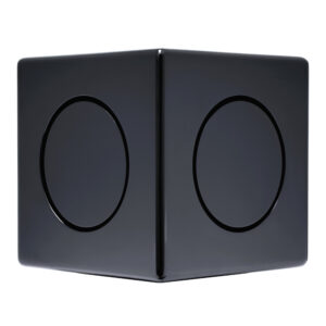 Earthquake MiniMe DSP P63 in black gloss with grille-less driver outer construction