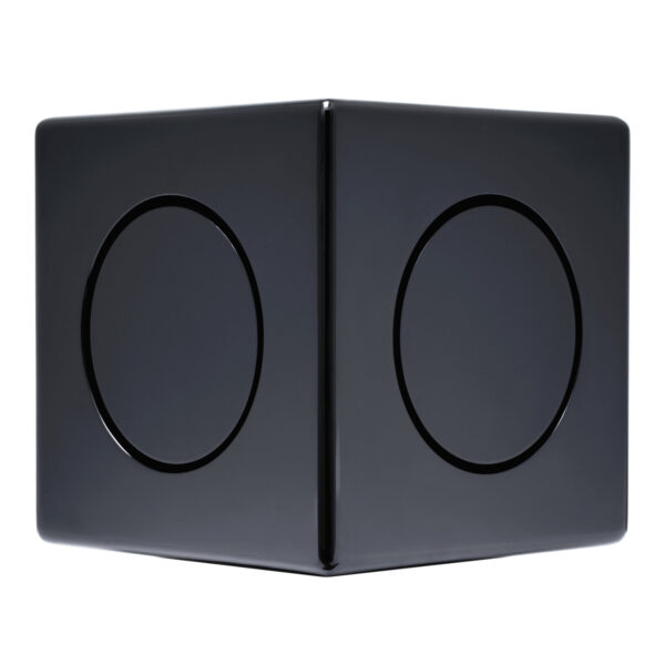 Earthquake MiniMe DSP P63 in black gloss with grille-less driver outer construction